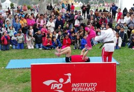 Camión del Deporte del IPD llevó alegría y diversión por el Día del Niño