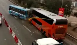 Chofer de bus interprovincial desmintió haber embestido intencionalmente a micro