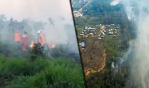Madre de Dios: incendio forestal afecta la localidad de Iñapari