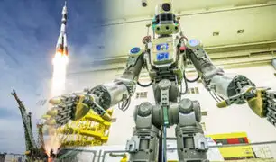 Ya está en el espacio el primer robot humanoide ruso