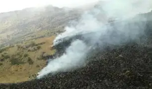 Apurímac: Santuario Nacional Ampay es afectado por incendio forestal