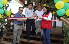 Madre de Dios: Ministra Flor Pablo inauguró colegio en Tambopata