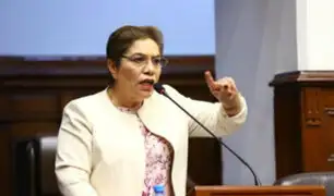 Congresista Luz Salgado recibió el alta médica tras permanecer internada en el INCOR