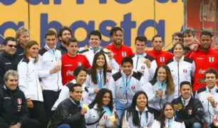 Selección Peruana recibió a medallistas panamericanos en la Videna