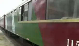Ferrocarril Central Andino inició su viaje a Huancayo