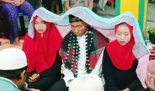 Indonesia: hombre se casa con dos mujeres porque “no quería herir a ninguna”