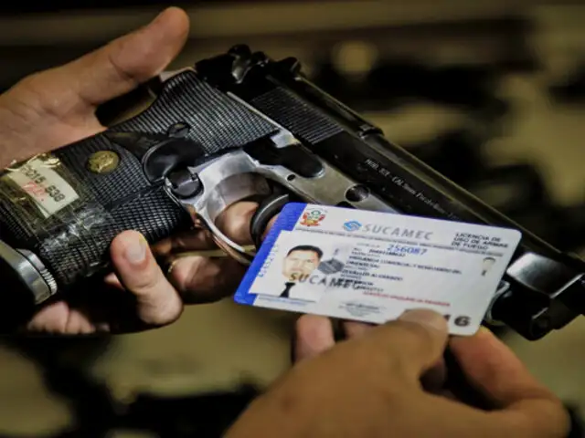 Suspenden otorgamiento de licencias para portar armas por 180 días