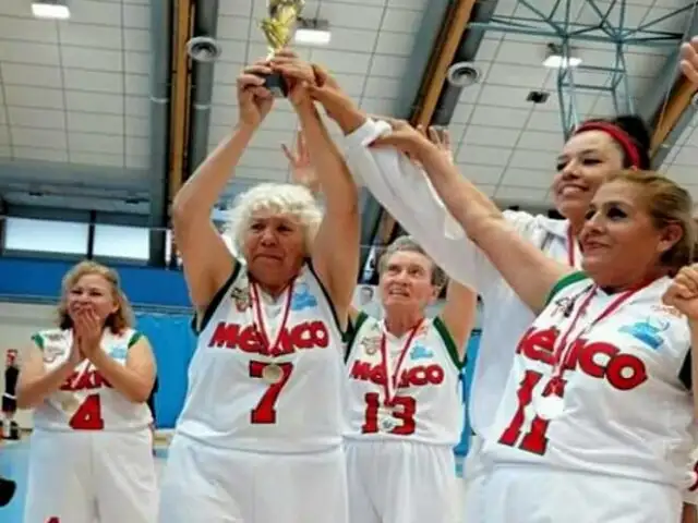 Increíble: abuelitas mexicanas ganan título mundial de basquetbol