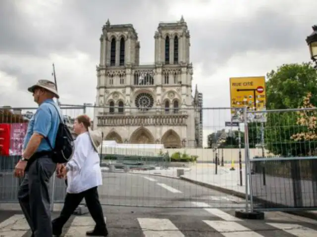 Advierten que catedral de Notre Dame aún corre riesgo de colapsar