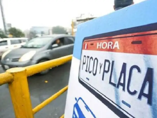 'Pico y Placa': conoce las modificaciones al plan de restricción vehicular