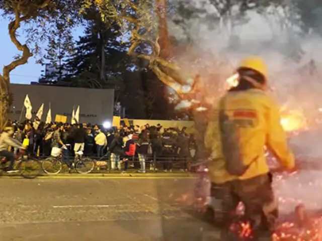 Por incendios en la Amazonía: se registraron protestas en Embajada de Brasil en Miraflores