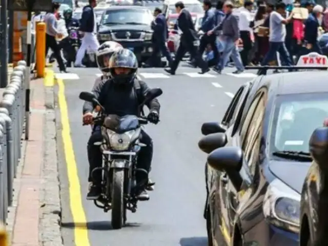 MTC: servicio de taxi en motocicletas no será regulado