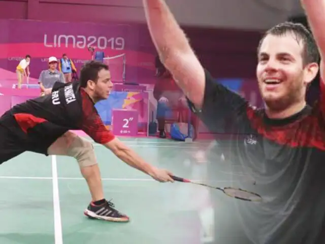 Lima 2019: Pedro Pablo de Vinatea ganó medalla de oro en Para Bádminton