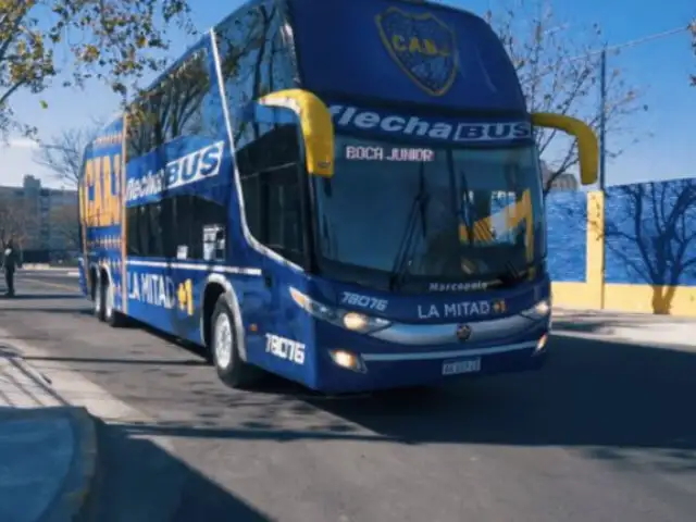 Boca Juniors presenta nuevo bus blindado para Súperclásico