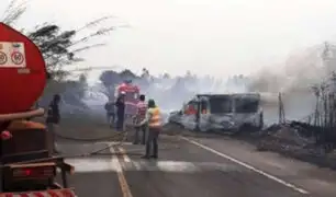 Brasil: seis muertos deja accidente de tránsito causado por humo de incendios
