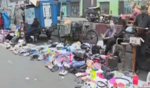 Los cachineros: comerciantes informales invaden Av. Nicolás Ayllón las 24 horas
