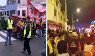 Callao: mototaxistas protestan por más fiscalización ya que informalidad los perjudica
