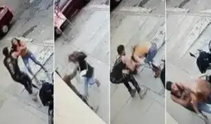 Los Olivos: sujeto golpeó a la madre de su hijo en la calle y le arrebató sus pertenencias