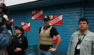 Polvos Azules: comerciantes protestan por cierre frente a Municipalidad de La Victoria