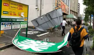 Japón: dos personas fallecidas deja paso de tifón Faxai