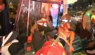 Callao: accidente que dejó 20 heridos se produjo por competencia entre cústers