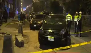 SJL: policía chocó taxi y disparó al conductor para no pagar por los daños