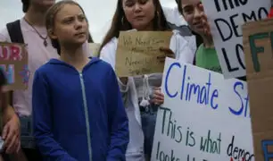 Jóvenes activistas llevan protesta contra el cambio climático hasta la Casa Blanca