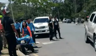 Honduras: policía fallece en accidente por no llevar cinturón de seguridad