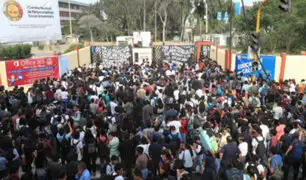 Oposición a obras viales: estudiantes permanecen en la universidad San Marcos