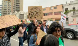 "Viernes por el Futuro": manifestantes recorren las calles de Lima contra cambio climático