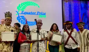 Comunidades de la Amazonía peruana recibirán premio internacional