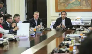 Martín Vizcarra preside sesión del Consejo de Ministros