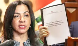 Marisol Espinoza sobre archivo de adelanto de elecciones: “No dejará un mal precedente”