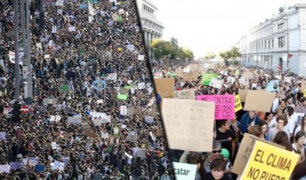 Se realizó nueva marcha contra el cambio climático en 27 países