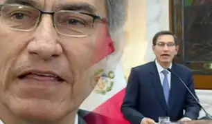 Vizcarra habla tras la disolución del Congreso