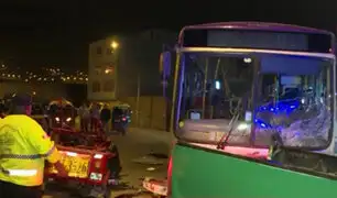 Huarochirí: tres muertos deja choque entre bus del Corredor Morado y mototaxi