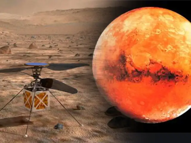 NASA enviará por primera vez un helicóptero a Marte