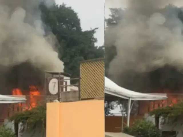 Barranco: se registra incendio cerca a colegio 'Los Reyes Rojos'
