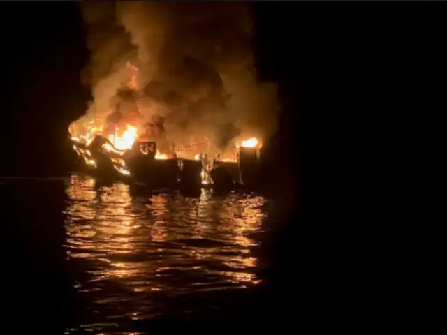 Al menos 25 muertos y 9 desaparecidos tras incendiarse un barco en California