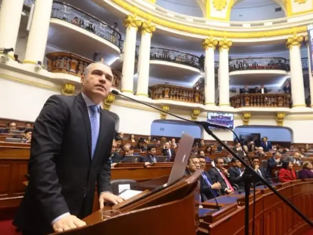 Premier del Solar y ministro Oliva sustentan presupuesto para el  2020 ante el Pleno