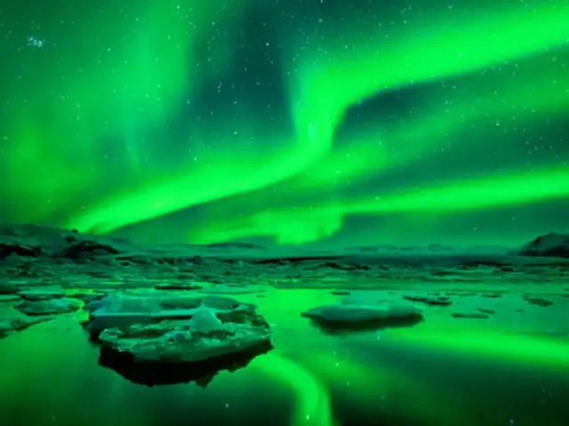 Espectacular Aurora Boreal en la Antártida causa asombro