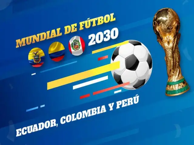 Ecuador hace propuesta a Perú y Colombia para organizar juntos el Mundial 2030