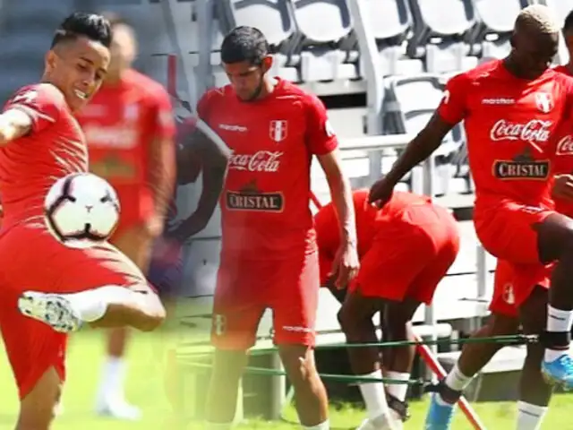 Selección peruana intensificó labores para enfrentar a Brasil en Los Angeles