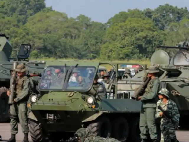 Venezuela inició ejercicios militares en frontera con Colombia