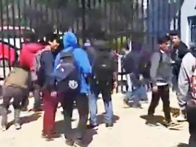 Ica: se registra violento enfrentamiento entre estudiantes universitarios