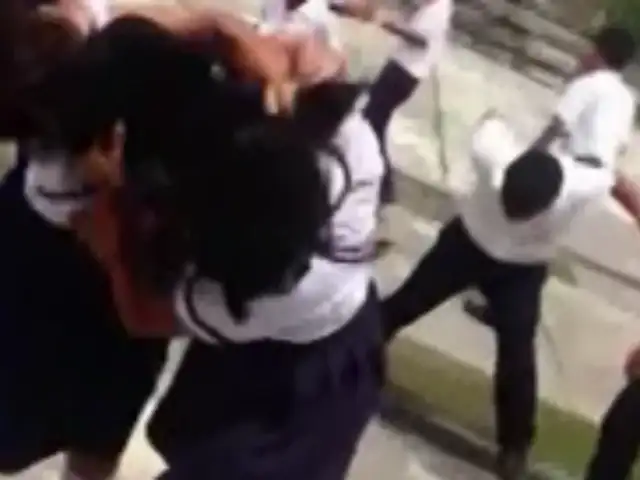 Iquitos: escolares fueron grabadas peleando dentro de colegio