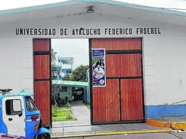 Sunedu deniega licencia a universidad de Ayacucho Federico Froebel
