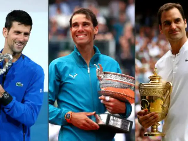 Nadal, Federer y Djokovic confirman participación en la primera edición del ATP Cup