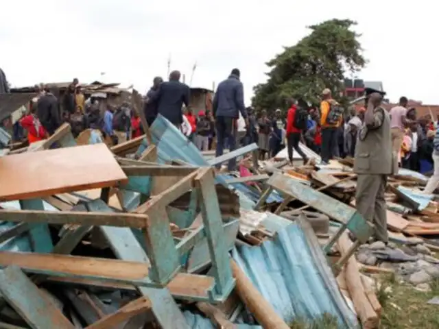 Kenia: al menos siete niños muertos y 57 heridos tras derrumbe de escuela