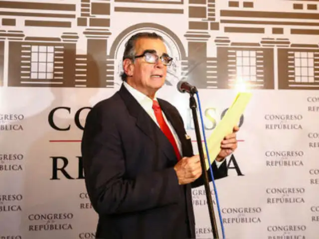 Pedro Olaechea tras audio de congresistas: se denunciará ante la Fiscalía
